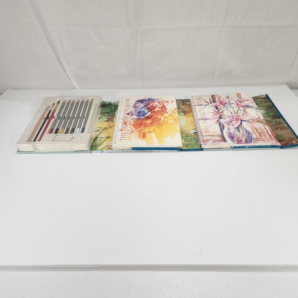 Readers Digest The Complete Watercolor Pencil Set Curtis Tappenden Art Kit Books - Picture 3 of 9